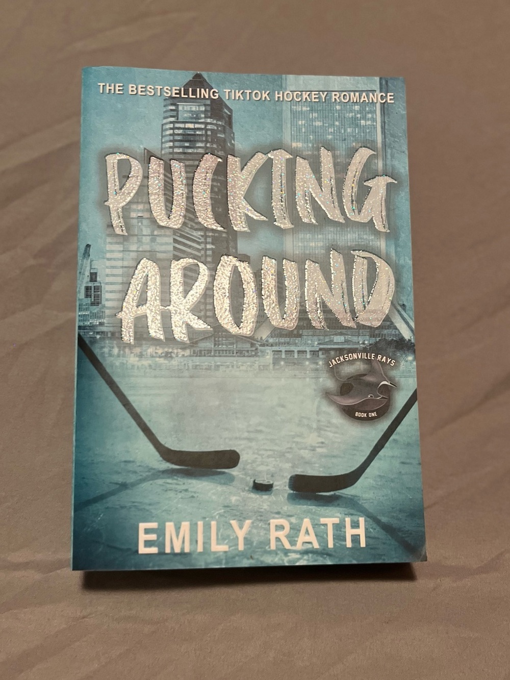 3/$25 Pucking Around by Emily Rath, Original cover, Hockey Romance Book